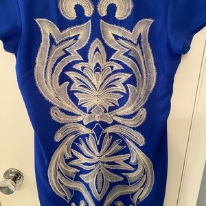 Royal Blue Detailed Dress